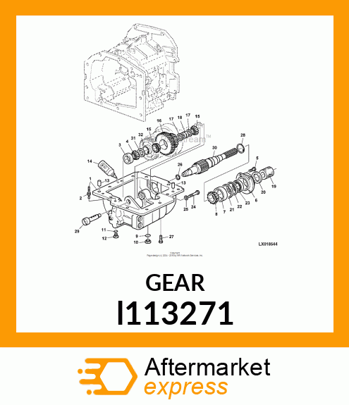 GEAR, IDLER, MFWD, T=24/44 l113271