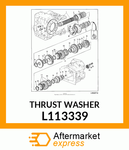 THRUST WASHER L113339