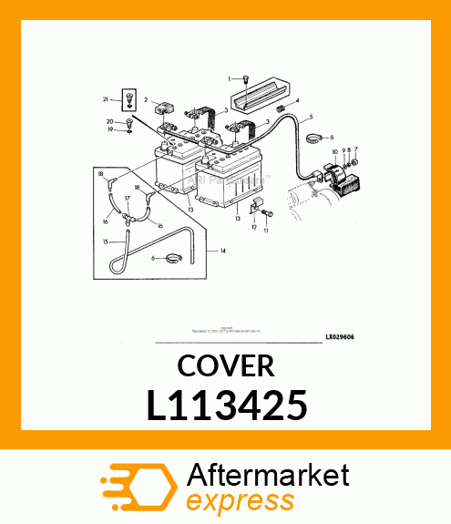 SHIELD, BATTERY L113425