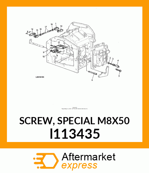 SCREW, SPECIAL M8X50 l113435