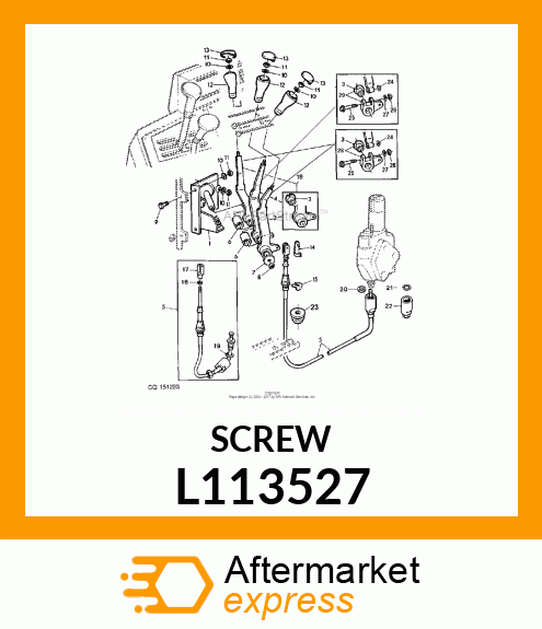 SCREW, HEXAGON BOLT WITH FLANGE L113527