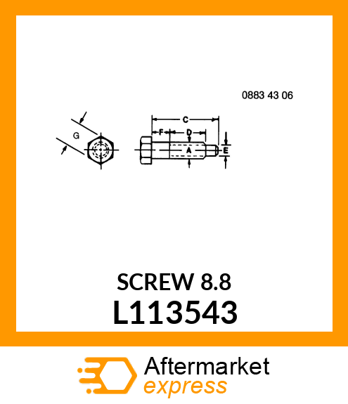 SCREW, SPECIAL L113543