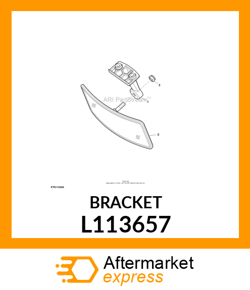 BRACKET,REAR VIEW MIRROR,INNER L113657