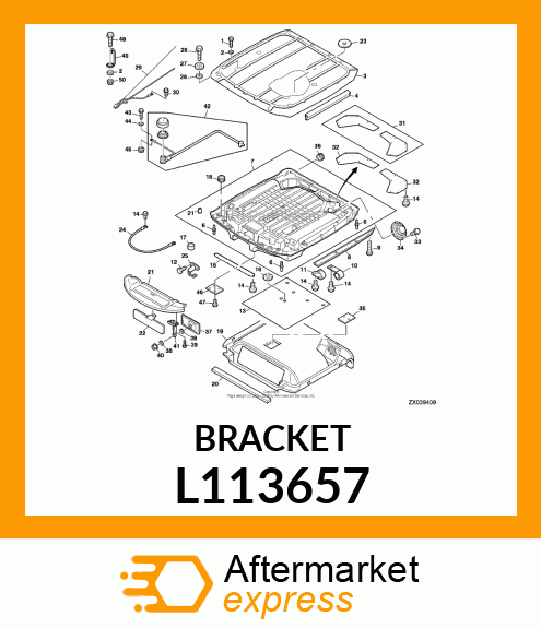 BRACKET,REAR VIEW MIRROR,INNER L113657