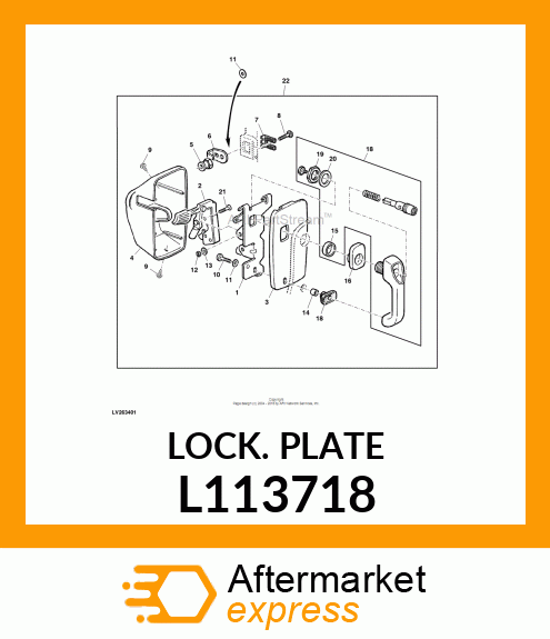 LOCK PLATE L113718