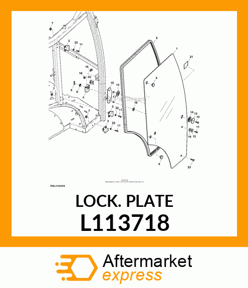 LOCK PLATE L113718