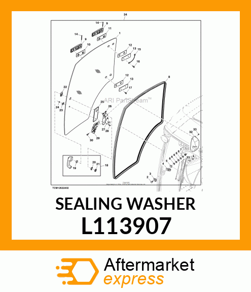 SEALING WASHER, SMALL L113907