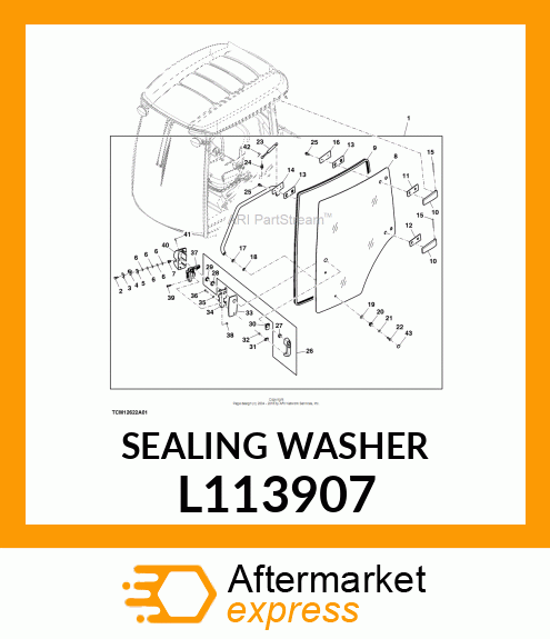 SEALING WASHER, SMALL L113907