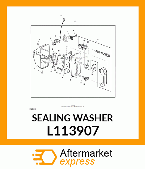 SEALING WASHER, SMALL L113907