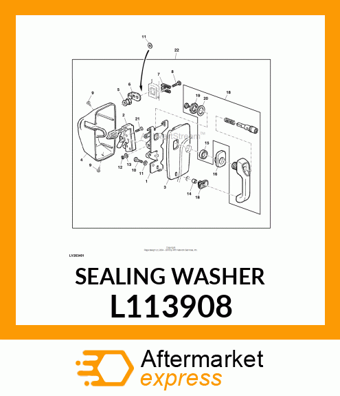 SEALING WASHER, LARGE L113908