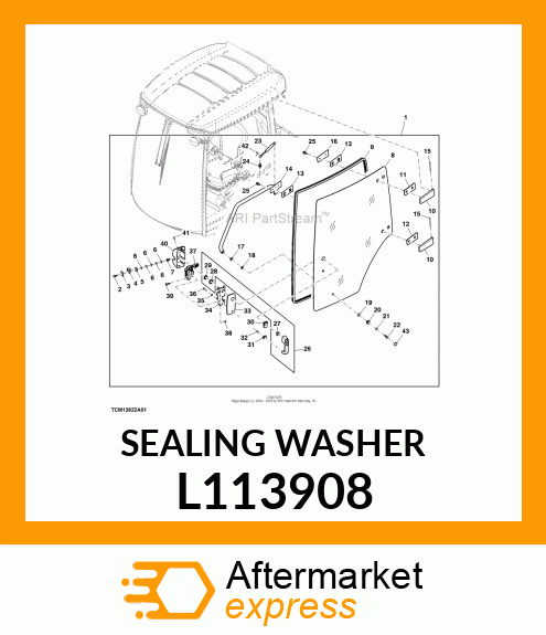 SEALING WASHER, LARGE L113908