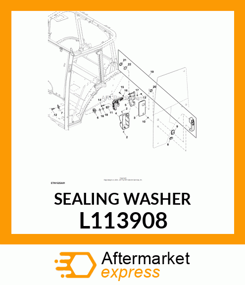 SEALING WASHER, LARGE L113908