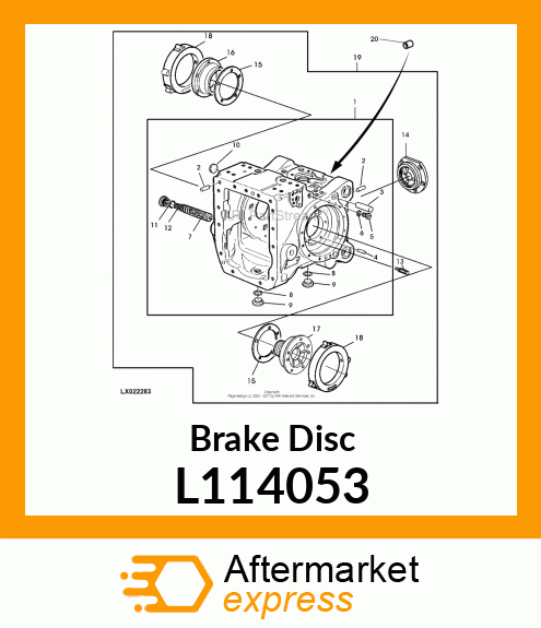 DISK, BRAKE ACTUATING L114053