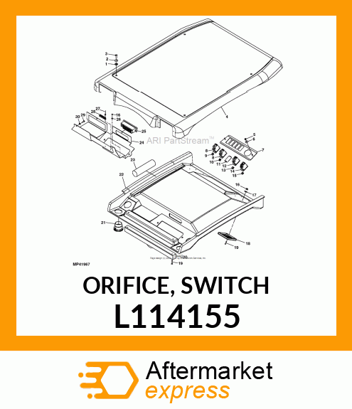 ORIFICE, SWITCH L114155