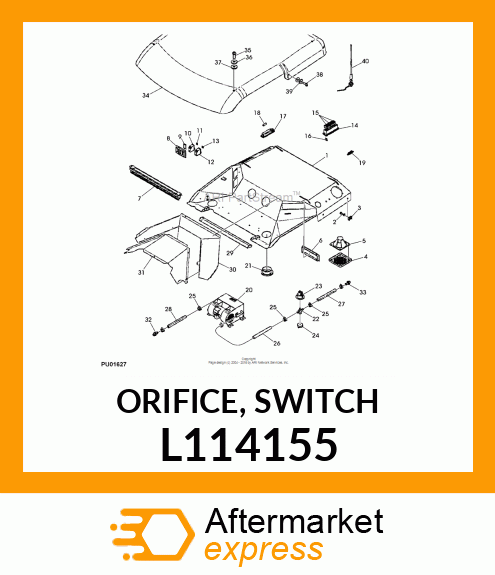 ORIFICE, SWITCH L114155