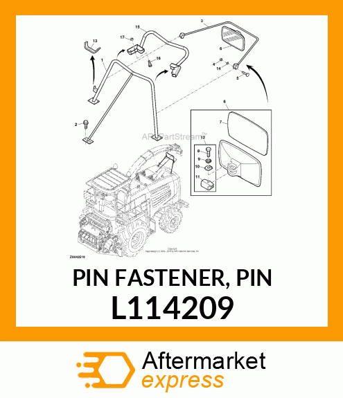 PIN FASTENER, PIN L114209