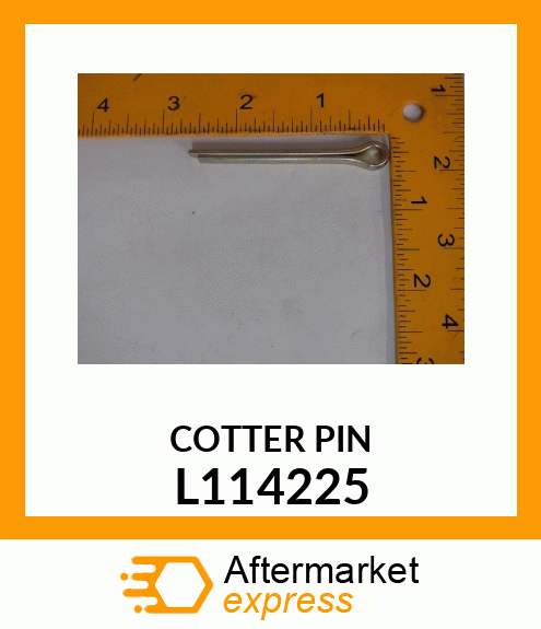 COTTER PIN, COTTER PIN, BALL JOINT L114225