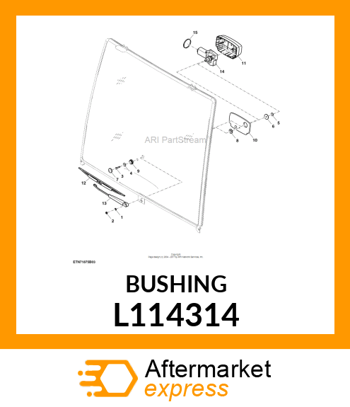 WASHER, BUSHING L114314