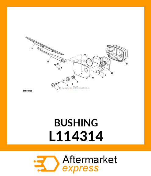 WASHER, BUSHING L114314