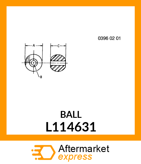 BALL, 25,5X50,5X35 L114631