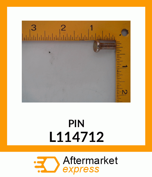 PIN,HEADED 6X1645M6542 ZINC PLATED L114712