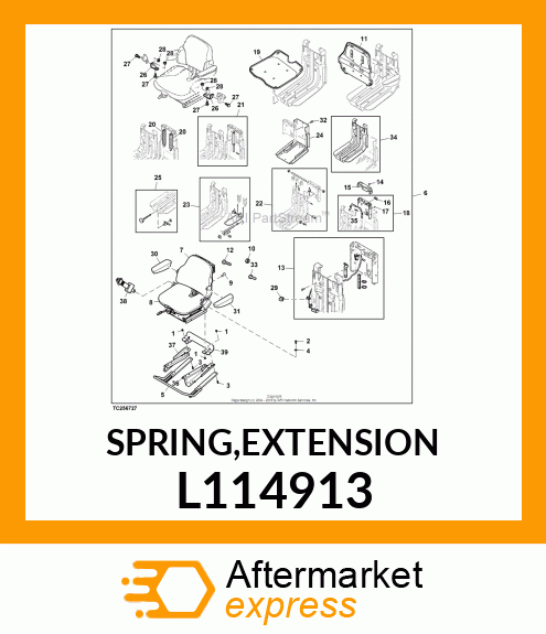 SPRING,EXTENSION L114913