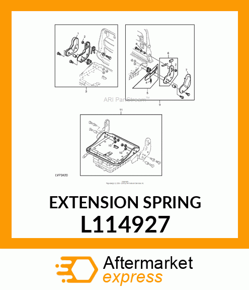 EXTENSION SPRING L114927