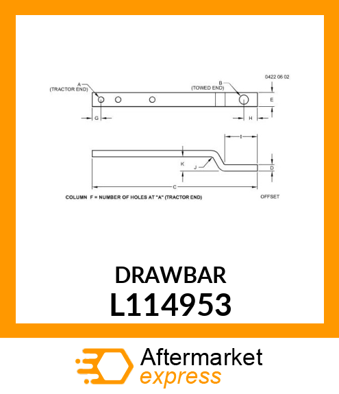 DRAWBAR L114953