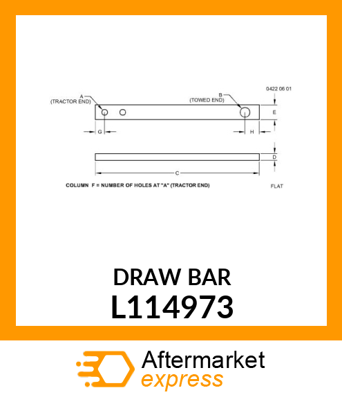 DRAWBAR L114973