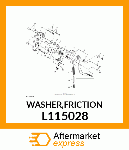 WASHER,FRICTION L115028