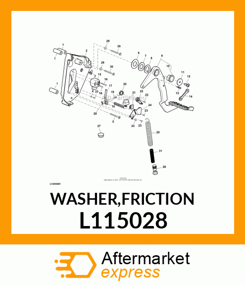 WASHER,FRICTION L115028