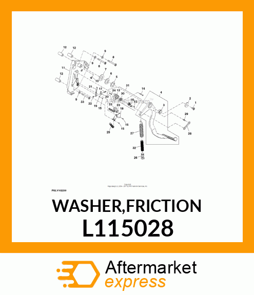 WASHER,FRICTION L115028