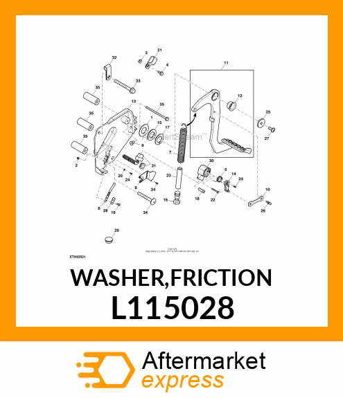 WASHER,FRICTION L115028