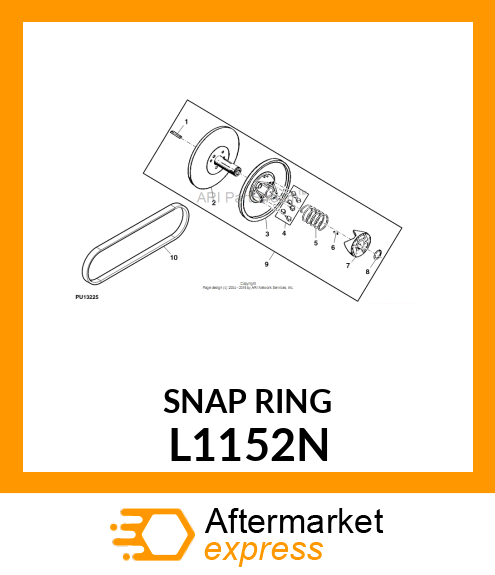 SNAP RING, EXTERNAL L1152N