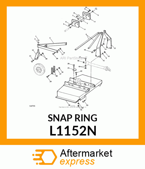 SNAP RING, EXTERNAL L1152N