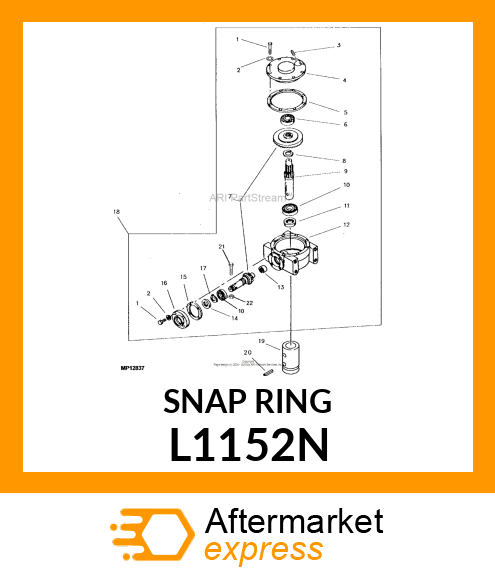 SNAP RING, EXTERNAL L1152N