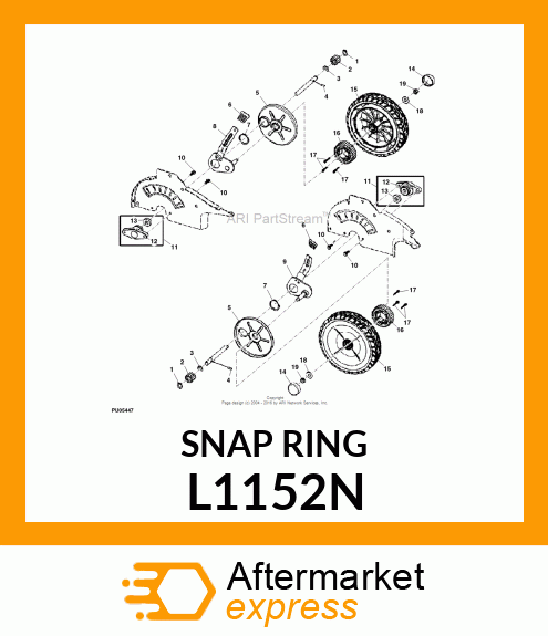 SNAP RING, EXTERNAL L1152N