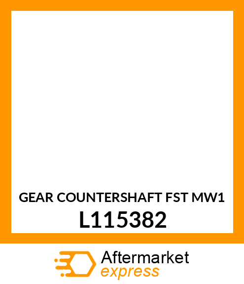 GEAR COUNTERSHAFT FST MW1 L115382