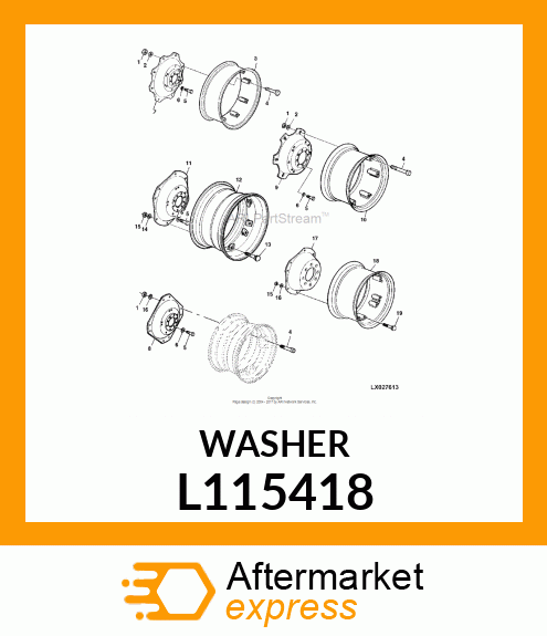 WASHER 20 X 32 X 4 340 L115418