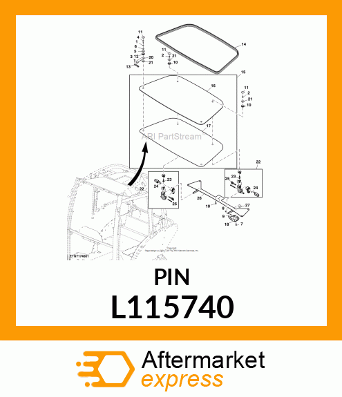 PIN FASTENER L115740