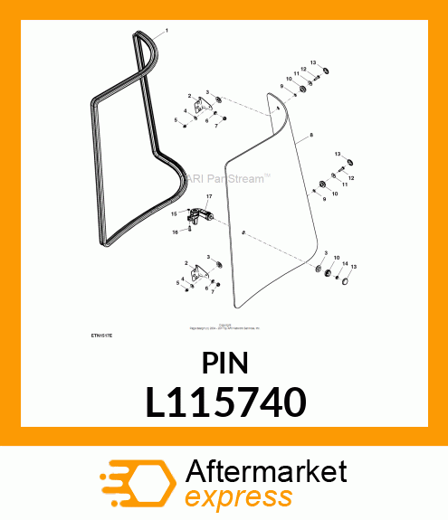 PIN FASTENER L115740