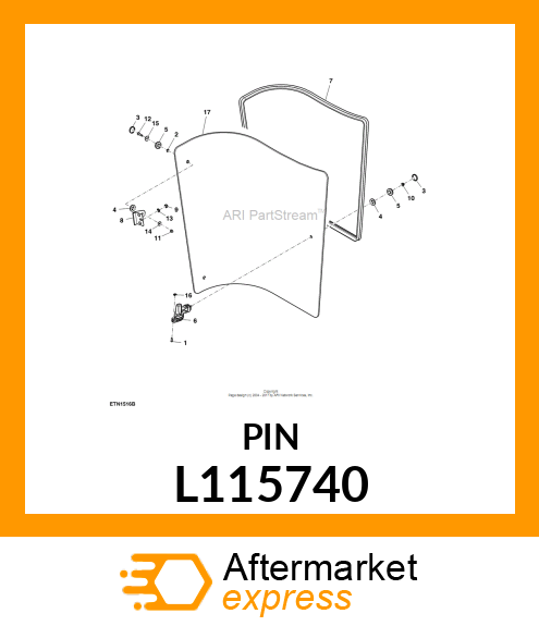 PIN FASTENER L115740