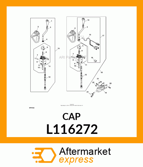 CAP FOR CONNECTORS FOR RECEPTACLES L116272