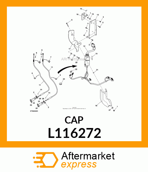 CAP FOR CONNECTORS FOR RECEPTACLES L116272