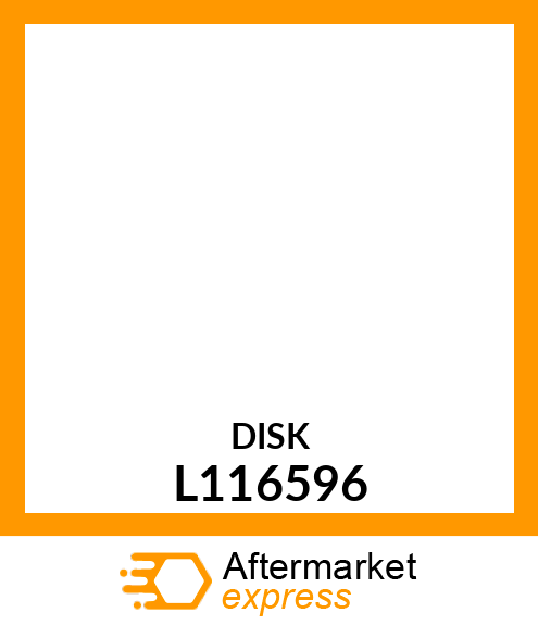 BRAKE ACTUATING DISK L116596