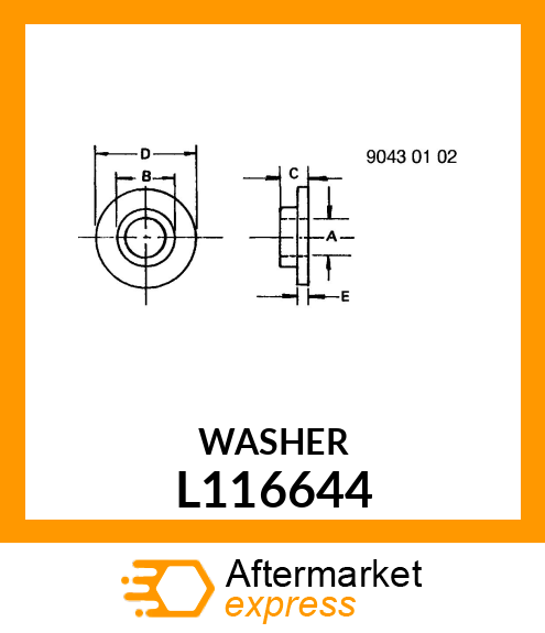 WASHER L116644