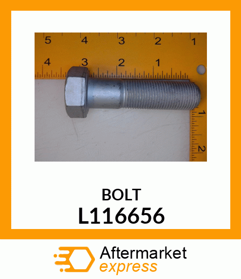 WHEEL SCREW 3/4 L116656