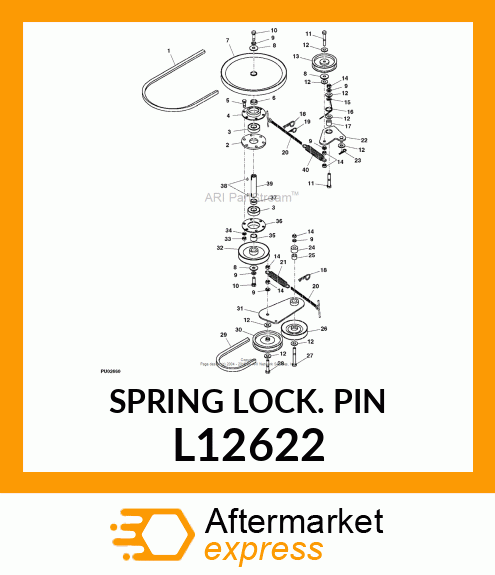 SPRING LOCKING PIN L12622