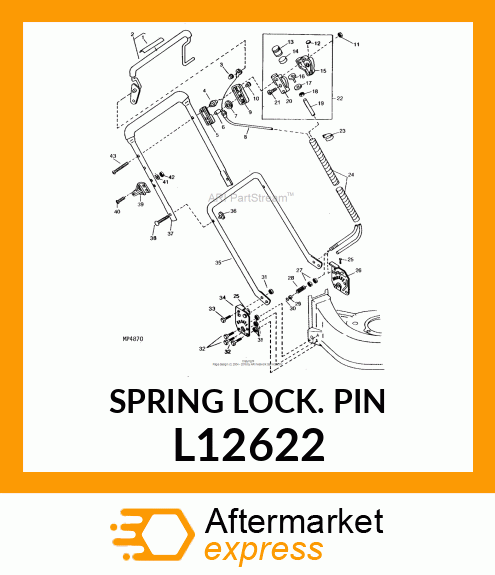 SPRING LOCKING PIN L12622