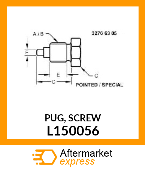 PUG, SCREW L150056